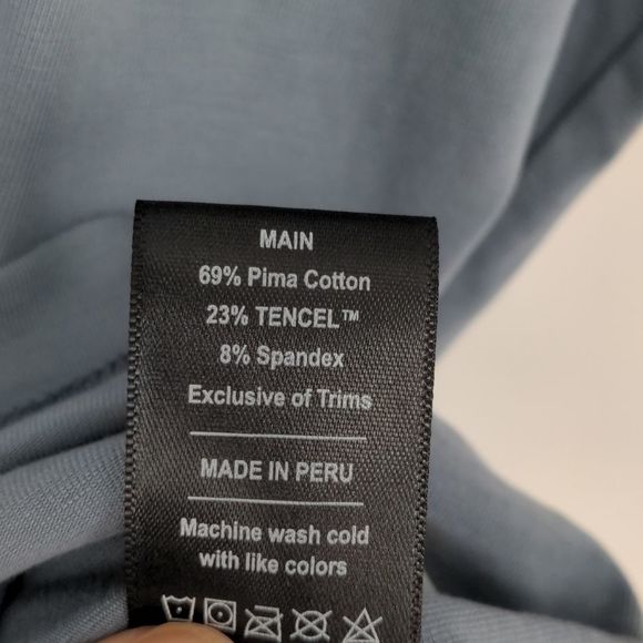 Public Rec Men's Pima Cotton Blue Polo Short Sleeve Shirt Size 2XL Golf Athletic - Picture 6 of 12